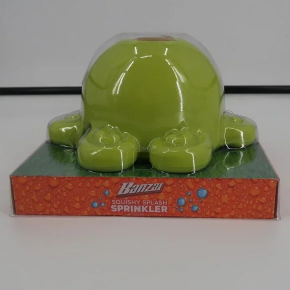 Banzai Squish Splash Octopus Sprinkler - Yellow/Green - Picture 3 of 5